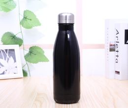 Cola Shaped Water Bottles 500ml Insulated Double Wall Travel Water Stainless Steel Cola Shape Outdoor Water Bottles SEA C9169901