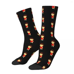 Men's Socks Standing Yoshimoto Nara Gym 3D Print Boy Girls Mid-calf Sock