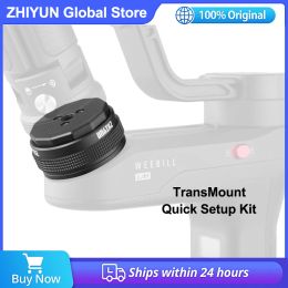 Heads Zhiyun Ex1d03 Transmount Quick Release Setup Kit for Crane M3/weebill S/crane 2s with 1/4 Inch Screw Handheld Gimbal Accessories