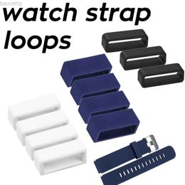 Watch Bands 3 watch straps 12 14 16 18 20 22 24 26 28 30mm watch strap ring silicone watch strap accessory bracket lock 24323