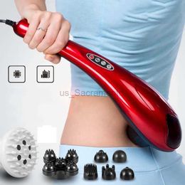 Massaging Neck Pillowws Electric dolphin massage stick cervical massager neck shoulder waist home massage hammer back multifunctional whole body 240323