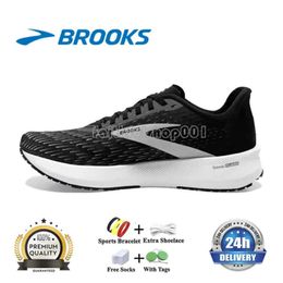 Brook Run Shoes Cascadia 16 Mens Brooks Running Shoes Hyperion Tempo Triple Black White Orange Mesh Fashion Trainers Outdoor Men Sports Sneakers Jogging Walking 682