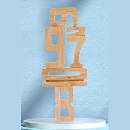 Nesting Stacking Sorting toys Mathematical Woodblock Game Set 3 Years Old Toy Education Puzzle Stacked Digital Gifts Party Supplies for kids 24323