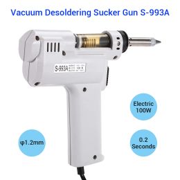 Tips Desoldering Gun Electric Absorb Gun S993a Vacuum Desoldering Pump Solder Sucker Gun 220v/110v 100w Desolder Gun