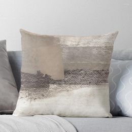 Pillow Taupe And Charcoal Grey Horizontal Modern Abstract Painting Throw Pillowcase Couch Pillows Luxury Cover