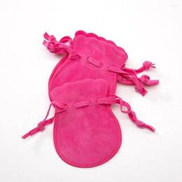 Gift Wrap 10pcs Small Drawstring Bag Gourd Velvet Jewellery Organisers Solid Colour Pouch