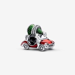 Festive Car & Christmas Tree Charm Pandoras 925 Sterling Silver Luxury Charm Set Bracelet Making charms Beads Designer Necklace Pendant Original Gift Box TOP quality