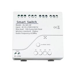 Control Wifi Smart Switches Faceplate Tuya Smart Zigbee3.0 Protocol RelayModule 433 mhz 4channel AC85250V/USB 5V Timer Switch