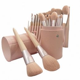 11pcs Makeup Brush Set Pink Girl Super Soft Foundati Make-up Eye Shadow Facial Makeup Tool Accories Brochas Maquillaje j6Co#