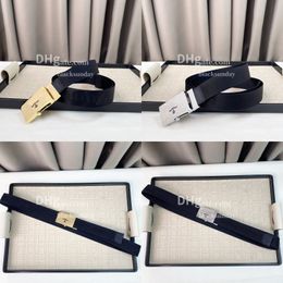 Canvas Automatic Belt Big Gold Buckle Silver Belt Business Leisure Belt Nice Festival Gift