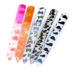 Glass Nail File Nail Tools The Tool For Manicure tool 20pcs 55Inch Steel Crystal Nail File Sanding File8584072