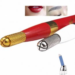 high Quality Gold Manual Pen Machine Profial Permanent Makeup Hand 3D Microblading Eyebrow Tool Tattoo Supply Accories e7Bf#