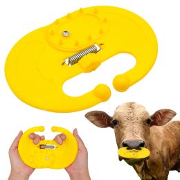 Carriers 10pcs Cow Calf Weaner Sucking Preventer Calf Weaning Tool Cattle Nose Ring Nose Thorn Farm Animal Livestock Feeding