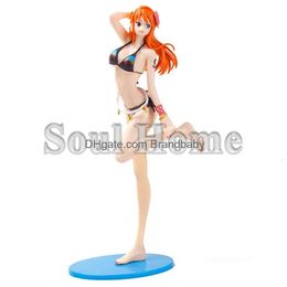 Novelty Games Mascot Costumes 34Cm One Piece Nami Grandline Girls On Vacation Y Girl Pvc Action Figures Hentai Collectible Model Toys Dhvre