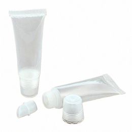 10ml 50Pcs Empty Tubes Lip Gloss Balm Sunscreen Cream Ctainer Cosmetic Beauty Makeup Tools Accories V9bm#