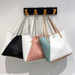 Evening Bags 2024 Large Women's Bag Capacity Shoulder High Quality PU Leather Ladies Handbag Mall Shopping