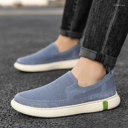 Walking Shoes Men Mesh Home Light Loafer Autumn Outdoor Breathable Comfortable Fitness Fur Flats Sneakers 39-44