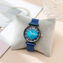 Heart Space Gradient Quartz Women's Minimalist Fashion Trend Watch