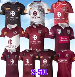 2024 National Rugby League Queensland Qld Maroons Malou Jerseys of Origin Jersey Custom Men Shirt Size s - 5xl Top Quality