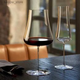 Wine Glasses ION SHIELDING Ultrathin Crystal Wine Glasses Party Stemware Universal Wineglass Volcano Grand Cru Bordeaux Goblet Champagne Cup L240323