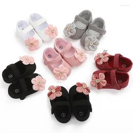 First Walkers 2024 Princess Baby Shoes Soft Sole Lovely Bow Girl Casual