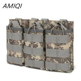 Bags AMIQI Nylon Magazine Pouch Military Tactical Pouch Molle Rifle Hunting Accessories Waist Pack Paintball Airsoft Army Equipments