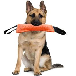 Equipment Ecofriendly Training Equipment Burrfree Professional Pet Dog Training Flax Sleeve Toy Dog Bite Stick Exercise Trainings