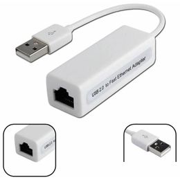 Network Adapters Usb 2.0 100Mbps Fast Ethernet Rj45 External Wired Internet Lan Adapter Card Dongle For Laptop Tablet Drop Delivery Co Ot4Y5