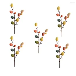 Decorative Flowers 5 Branches Artificial Toddler Crafts For Adults Spray Bamboo Arrangement Decor