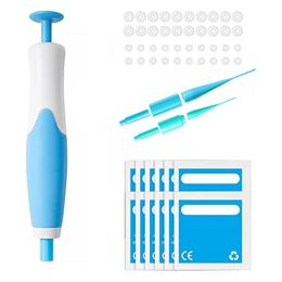 Removers 2 In1 Painless Auto Skin Tag Mole Wart Removal Kit Skin Care Body Wart Dot Treatments Remover Cleaning Tools