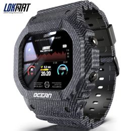 Watches LOKMAT OCEAN Fitness Tracker Remote Control Smart Wristband Men IP68 Waterproof Smart Watch for Android IOS reloj