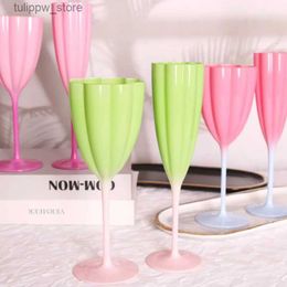 Wine Glasses Wine Glasses Lead-free Glass Vintage Goblet Gradient Flower Glass Red Wine Champagne Cup Kitchen Drinkware L240323