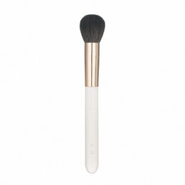 l04 Profial Handmade Makeup Brushes Soft Saikoho Goat Hair Round Ctour Blush Brush Cosmetic Tools White Make Up Brush U6Y7#
