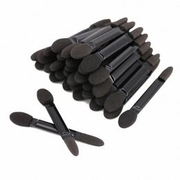30pcs/set Eyeshadow Applicator Spge Double Ended Portable Eye Shadow Brushes Nail Mirror Powder Brush Beauty Makeup Tool f6wu#