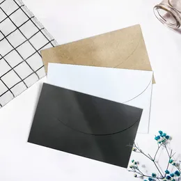 Gift Wrap 50pcs/lot Mini Envelope 150g Kraft Paper High-grade 101x64mm For Wedding Invitations Small Business Packing