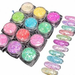 tct-866 Cosmetic Grade Eco-friendly Biodegradable Glitter Sparkle Laser Rainbow Colourful For Eyes Makeup Lip Gloss Body Loti J9f0#