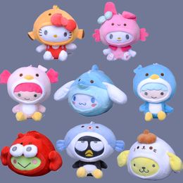 2024 Hot Sale Wholesale Cute Marine Organism Plush Toys Children's Games Playmates Holiday Gifts Room Decor Holiday Gifts