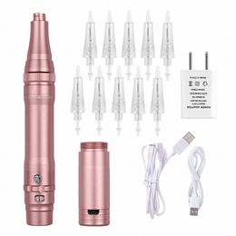 wirel Tattoo hine Permanent Makeup Tattoo Pen Makeup Beauty Art Eyebrow Lip Microblading Rechargeable Tattoo supplies kit L1Cu#