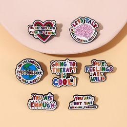 Your feelings are valid LGBT love enamel pins Cute Anime Movies Games Hard Enamel Pins Collect Cartoon Brooch Backpack Hat Bag Collar Lapel Badges