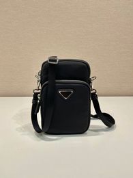 New men's and women's mobile phone bag high-end custom quality crossbody bag nylon material shoulder bag shoulder strap removable upper body effect is very cool 2ZT024