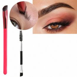 2023 New Multi-functi Eyebrow Brush With Wild Eyebrows Cream Ccealer Square Eye Brow Make Up Brushes For Women Eyebrow Gel K2jY#
