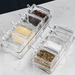 Storage Bottles Neat Clean Spices Salt Bottle Sugar Box Cruet Cooking Kitchen Accessories Organizer Seasoning Jar