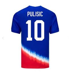 3XL 4XL USA Soccer Jerseys 2024 Copa America MEN Woman Kids Kit 24 25 Home Away Football Shirts Men PULISIC SMITH MORGAN BALOGUN MUSAH McKENNIE ADAMS