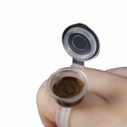 50pcs/pack Eyeles Extensi Glue Ring Cup Tattoo Pigments Ink Ring Cups Set Tattoo Pigment Holder Ctainer Makeup Tool N0Be#