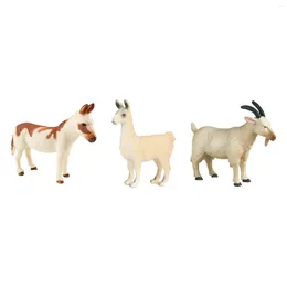 Garden Decorations Animal Figure Preschool Collectible Educational Toys Farm Figurines For Gift Birthday Theme Party Cake Toppers Girls Boys