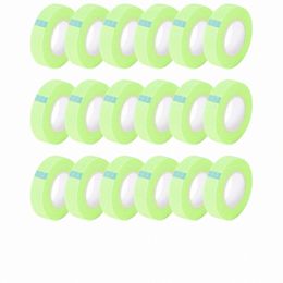 6/12/24/48 Rolls Green Eyel Extensi Paper Tape Lint Breathable N-woven Cloth Adhesive Tape For False Les Patch Supply m0WW#