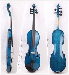 44 5 string Electric acoustic violin Full size Canada Maple Spruce wood Ebony violin parts Violin Case Bow8172765