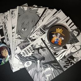 Stickers 50Pcs Anime Manga Panel Aesthetic Wall Picture Collage Print Kids Room Decorations Living Room Bedroom Decor Anime Poster