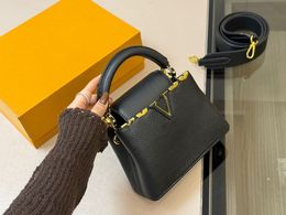 Top Luxus Designer Capucines Mini Handtasche Damen Umhängetasche Schultertasche Abendtasche Luxus Handtasche Gold Hardware Zubehör Ncae