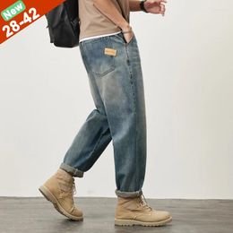 Men's Jeans Free Ship Men Good Quality Viantage Harem Pants Male Streetwear Korean Style Hip Hop Trousers Boy Clothing Youth